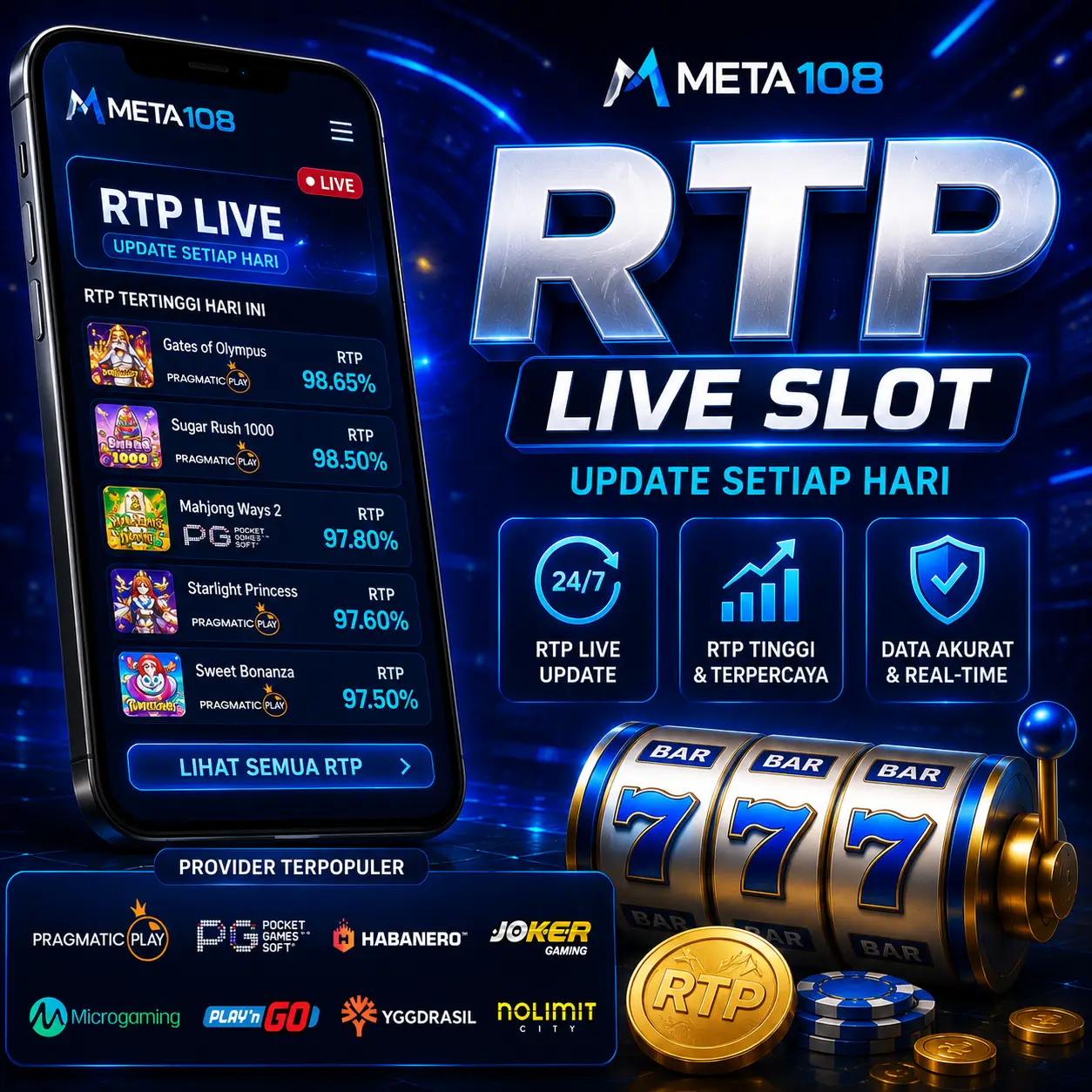 RTP Meta108 RTP Live Slot Hari Ini RTP Slot Gacor Terlengkap