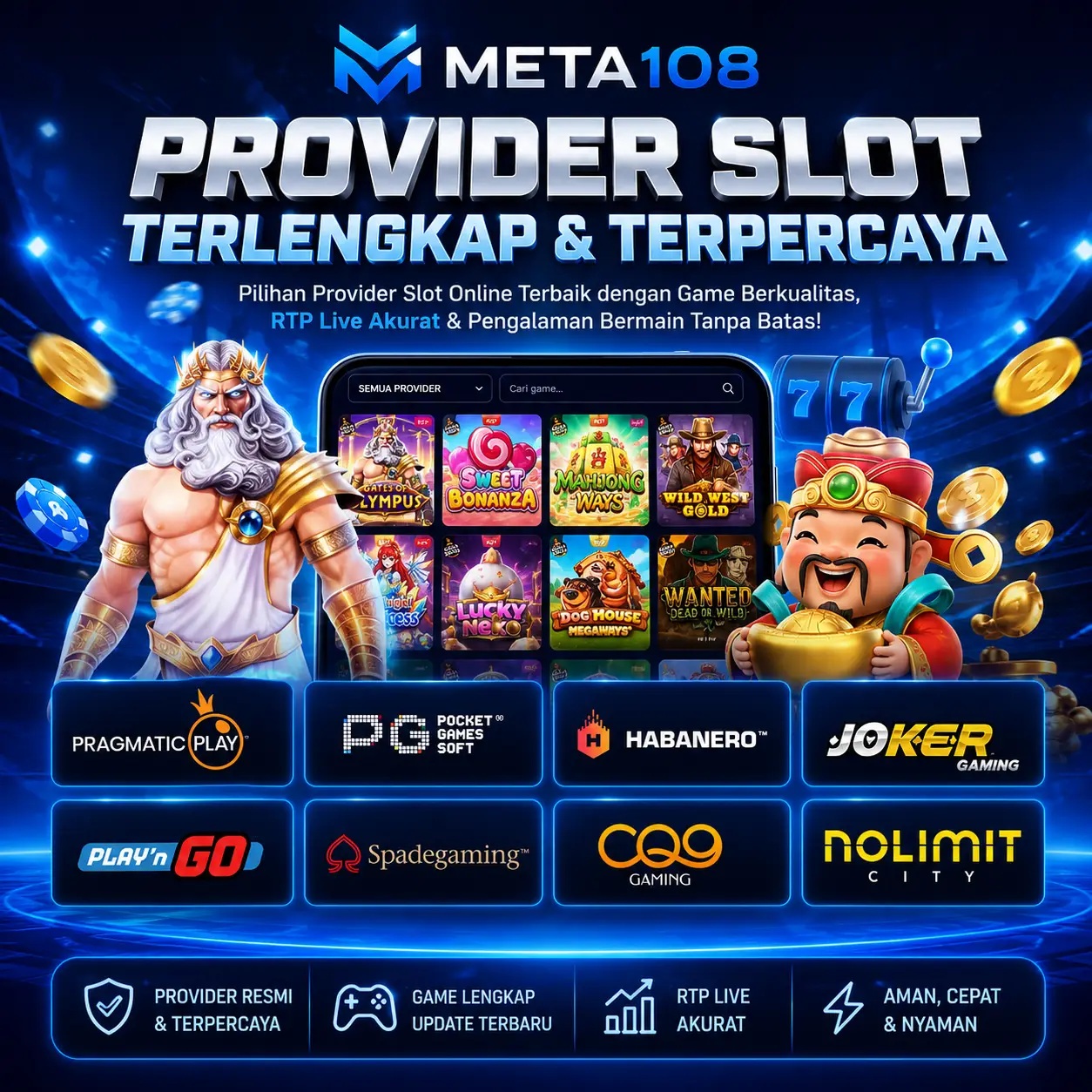 Provider Slot Meta108 Terpercaya